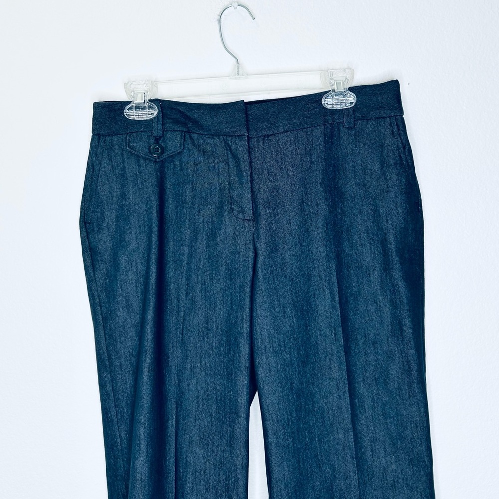 Dalia Denim Women's Navy Blue Wide Leg Stretch (8) - Picture 4 of 8